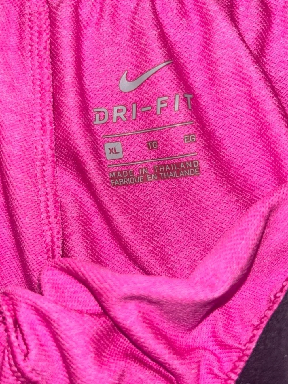 Nike Girl’s Pink Athletic Jersey Shorts with Branded Waistband